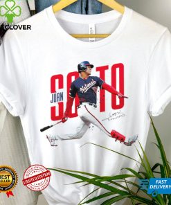 MLB Juan Soto number 22 New York Yankees baseball player action pose signature gift shirt