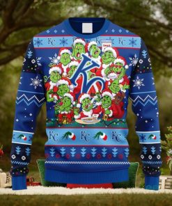 MLB Kansas City Royals 12 Grinch Xmas Day Christmas Ugly 3D Sweater For Men And Women Gift Ugly Christmas