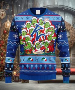 MLB Kansas City Royals 12 Grinch Xmas Day Christmas Ugly 3D Sweater For Men And Women Gift Ugly Christmas