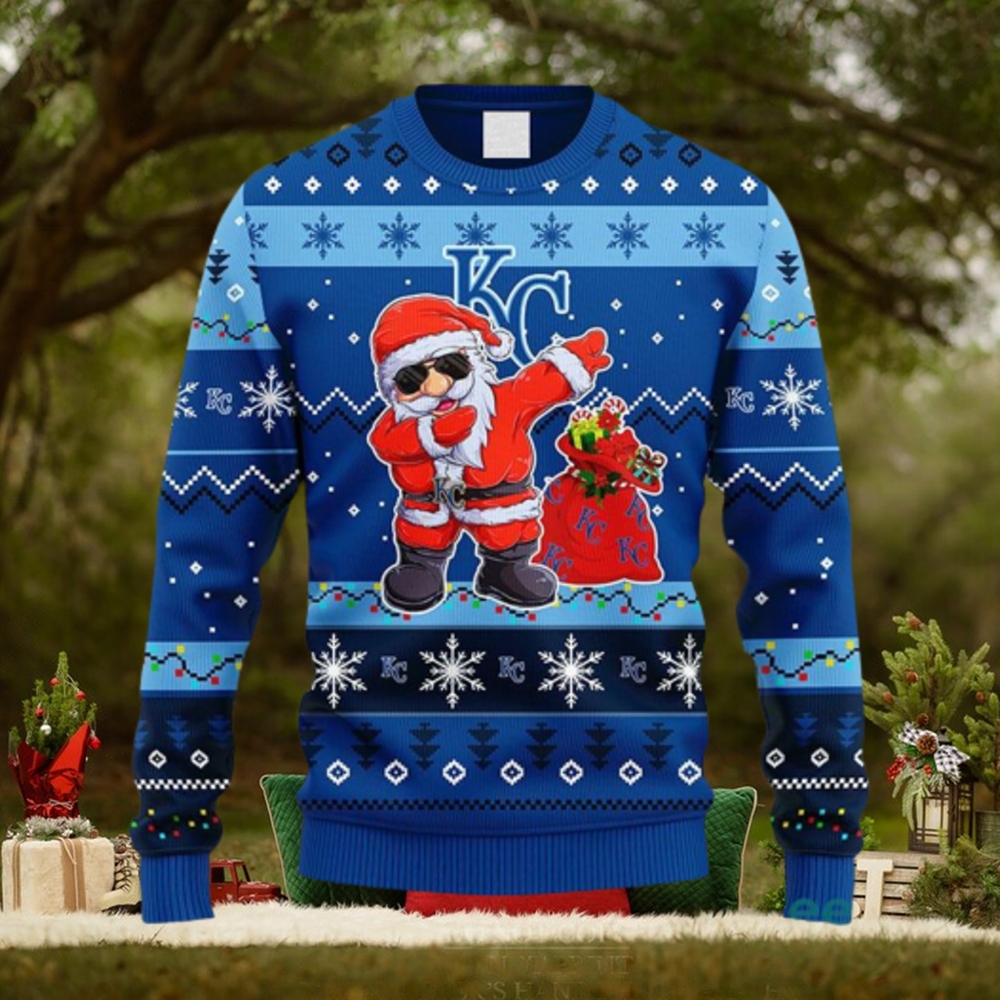 MLB Kansas City Royals Dabbing Santa Claus Christmas Ugly 3D Sweater For Men And Women Gift Ugly Christmas MLB Kansas City Royals Dabbing Santa Claus Christmas Ugly 3D Sweater For Men And Women Gift Ugly Christmas