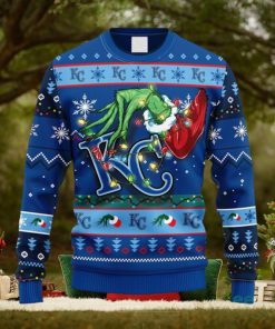 MLB Kansas City Royals Grinch Christmas Ugly 3D Sweater For Men And Women Gift Ugly Christmas
