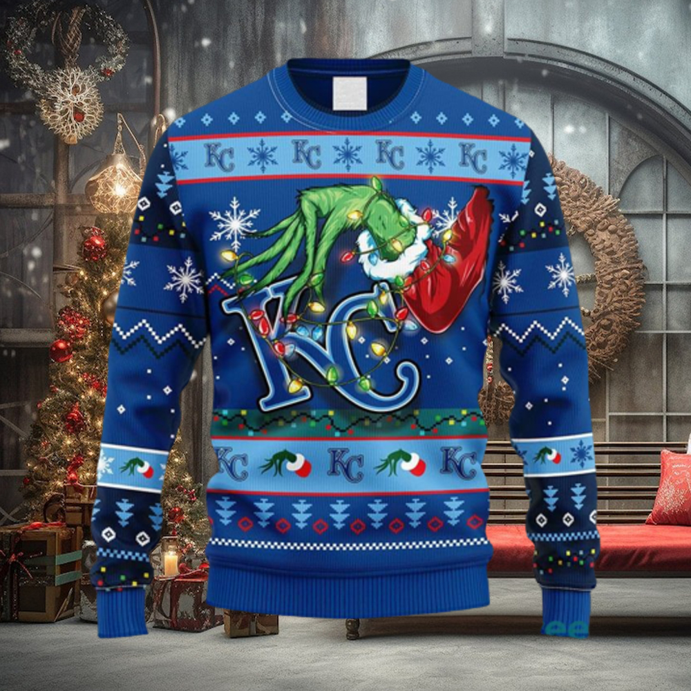 MLB Kansas City Royals Grinch Christmas Ugly 3D Sweater For Men And Women Gift Ugly Christmas MLB Kansas City Royals Grinch Christmas Ugly 3D Sweater For Men And Women Gift Ugly Christmas