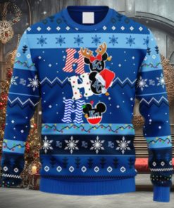 MLB Kansas City Royals HoHoHo Mickey Christmas Ugly Sweater For Men Women