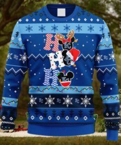 MLB Kansas City Royals HoHoHo Mickey Christmas Ugly Sweater For Men Women