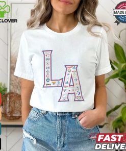 MLB LA Allover Print T Shirt