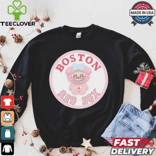 MLB Labubu Cherry Red Sox T Shirt