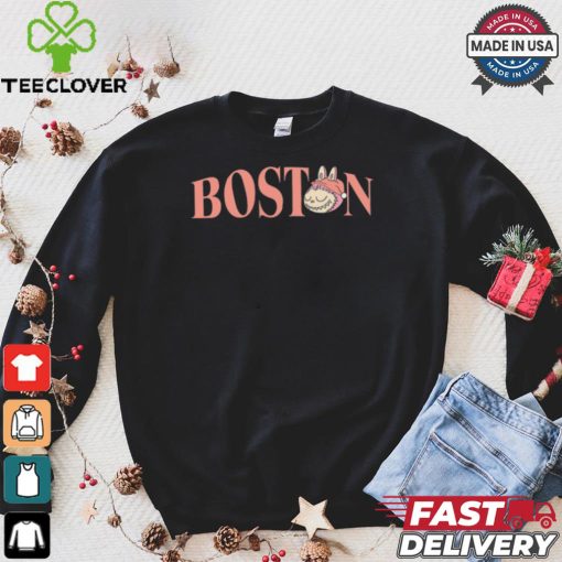 MLB Labubu Pink Pijama Boston T Shirt