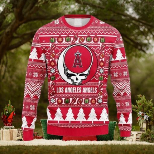 MLB Los Angeles Angels Grateful Dead Christmas Sweater