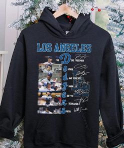 MLB Los Angeles Dodgers All Team Members Signatures T Shirt