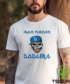 MLB Los Angeles Dodgers Iron Maiden Rock Band Music Baseball Sports shirt