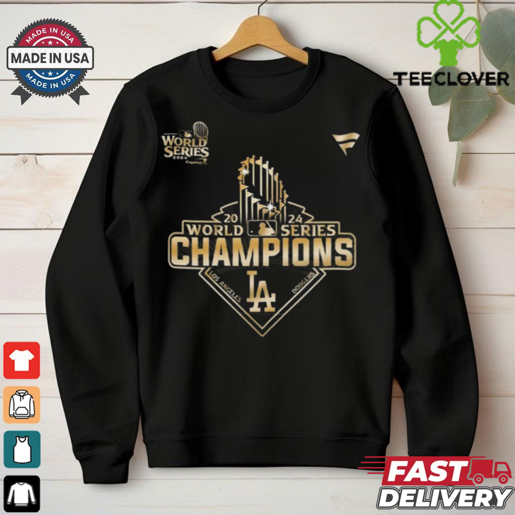 MLB Los Angeles Dodgers World Series 2024 Champions Limited Gold Shirt MLB Los Angeles Dodgers World Series 2024 Champions Limited Gold Shirt