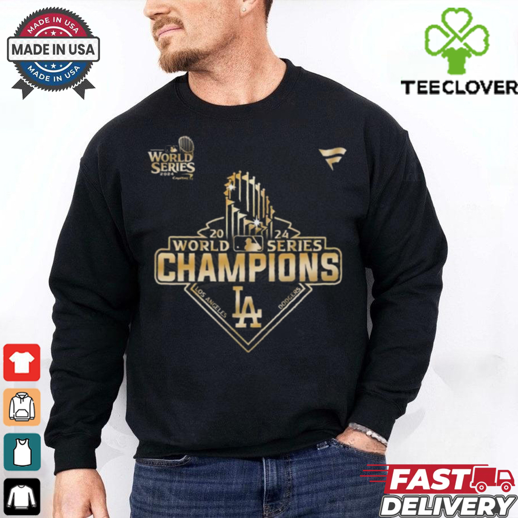 MLB Los Angeles Dodgers World Series 2024 Champions Limited Gold Shirt MLB Los Angeles Dodgers World Series 2024 Champions Limited Gold Shirt