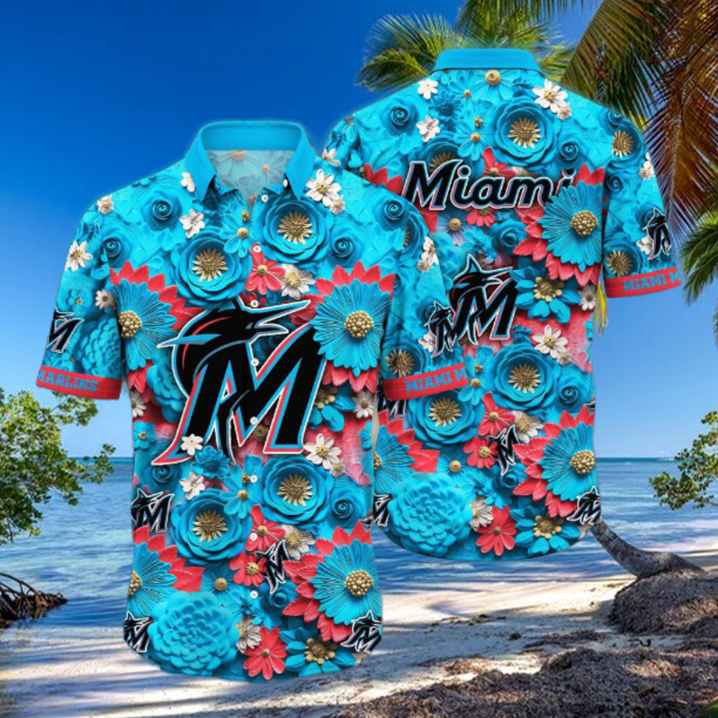 MLB Miami Marlins Hawaiian Shirt Hitting Fashion Highs For Fans MLB Miami Marlins Hawaiian Shirt Hitting Fashion Highs For Fans