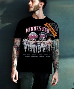 MLB Minnesota Twins Baseball Team Signatures T Shirt