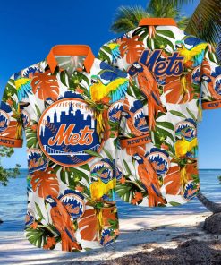 MLB New York Mets Flower Summer Hawaiian Shirt