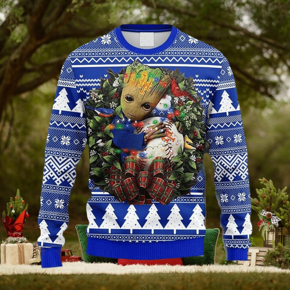MLB New York Mets Groot Hug Christmas Ugly 3D Sweater For Men And Women Gift Ugly Christmas MLB New York Mets Groot Hug Christmas Ugly 3D Sweater For Men And Women Gift Ugly Christmas