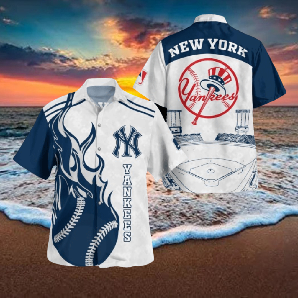 MLB New York Yankees Baseball Combo Hawaiian Shirt And Shorts Best For Men And Women Holidays MLB New York Yankees Baseball Combo Hawaiian Shirt And Shorts Best For Men And Women Holidays