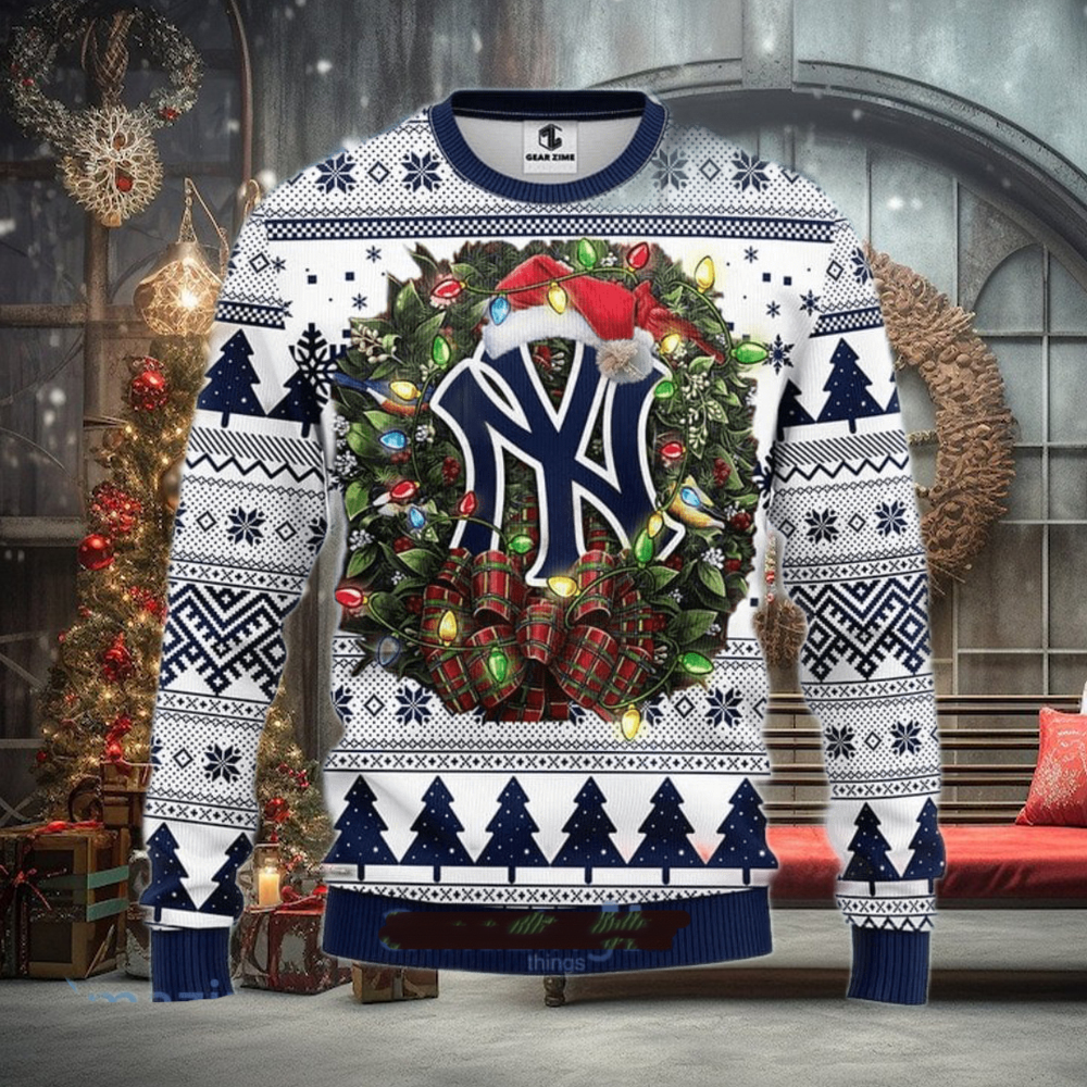 Personalized New York Yankees MLB Ugly Sweater 3D Gift For Men And Women