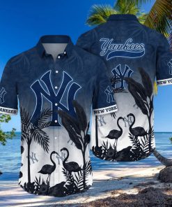 MLB New York Yankees Flower Summer Hawaiian Shirt