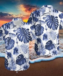 MLB New York Yankees Tropical Pattern Short Sleeve Resort Hawaiian Shirt Gift Summer