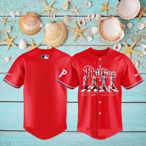 MLB Philadelphia Go On The Road Baseball Jersey, Phillies Philadelphia Phillies London Series Jersey Shirt