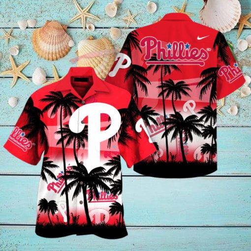 MLB Philadelphia Phillies 2024 Palm Tree Hawaiian Shirt