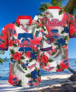 MLB Philadelphia Phillies Floral Flower Tropical Shirt – Phillies Hawaiian Shirt