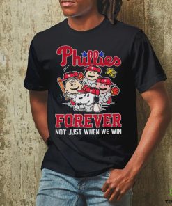 MLB Philadelphia Phillies Snoopy Peanuts Forever Not Just When We Win T Shirt