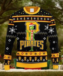 MLB Pittsburgh Pirates Funny Grinch Christmas Ugly 3D Sweater For Men And Women Gift Ugly Christmas