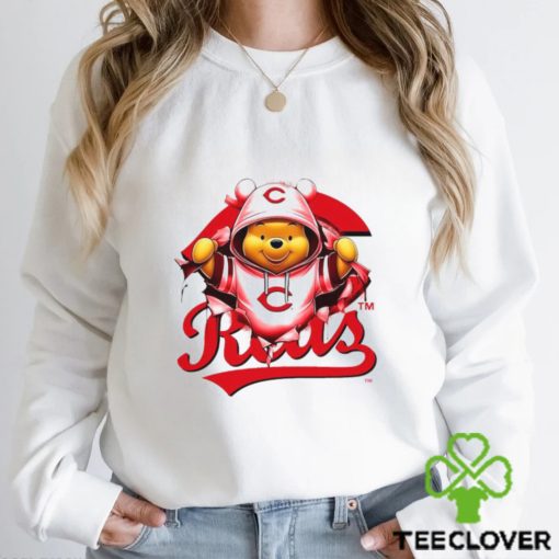 MLB Pooh and Football Cincinnati Reds hoodie, sweater, longsleeve, shirt v-neck, t-shirt