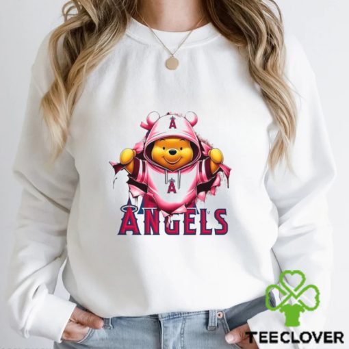 MLB Pooh and Football Los Angeles Angels hoodie, sweater, longsleeve, shirt v-neck, t-shirt