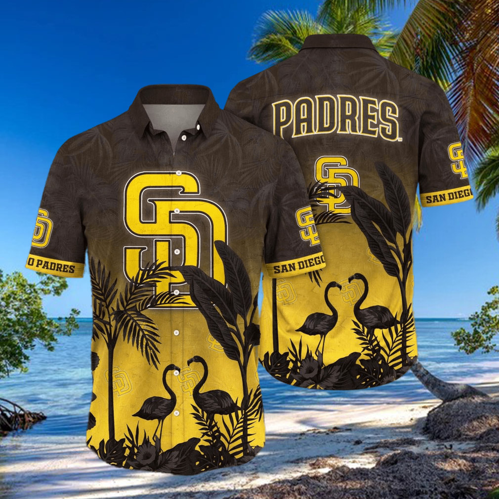 MLB San Diego Padres Flower Summer Hawaiian Shirt MLB San Diego Padres Flower Summer Hawaiian Shirt