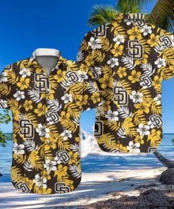 MLB San Diego Padres Hawaiian Shirt Hibiscus Pattern Gift For Beach Trip HawaiianShirts