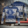 MLB San Diego Padres Ugly Christmas Sweater Grinch Design