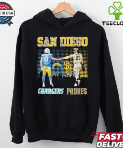 MLB San Diego Padres and NFL San Diego Chargers City signature shirt