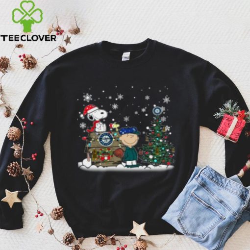 MLB Seattle Mariners Snoopy Charlie Brown Christmas Shirt