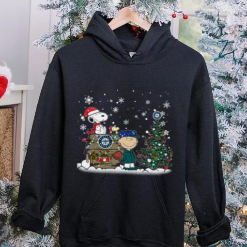 MLB Seattle Mariners Snoopy Charlie Brown Christmas Shirt