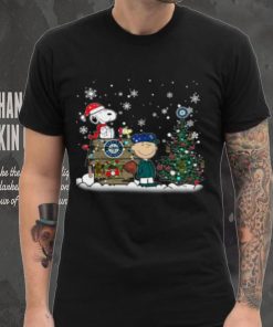 MLB Seattle Mariners Snoopy Charlie Brown Christmas Shirt