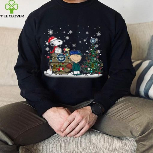 MLB Seattle Mariners Snoopy Charlie Brown Christmas Shirt