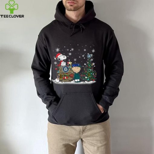 MLB Seattle Mariners Snoopy Charlie Brown Christmas Shirt