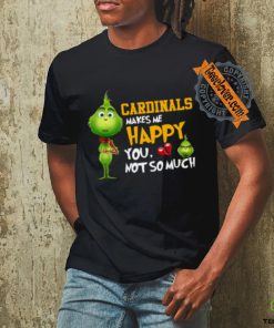 MLB St.Louis Cardinals Makes Me Happy You Not So Much Grinch Baseball Sports shirt