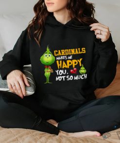 MLB St.Louis Cardinals Makes Me Happy You Not So Much Grinch Baseball Sports hoodie, sweater, longsleeve, shirt v-neck, t-shirt