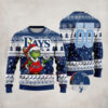 The Grinch Stole Indianapolis Colts Ball Blue Womens Ugly Christmas Sweater