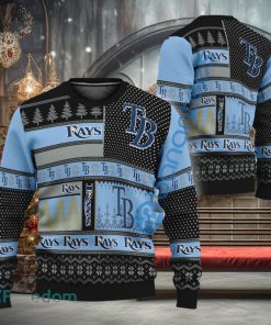 MLB Tampa Bay Rays Logo New Ugly Christmas Sweater