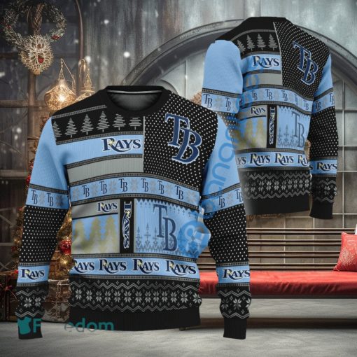 MLB Tampa Bay Rays Logo New Ugly Christmas Sweater