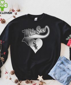 MLB Team Apparel Girls’ Chicago White Sox Black Luv Dolman T Shirt