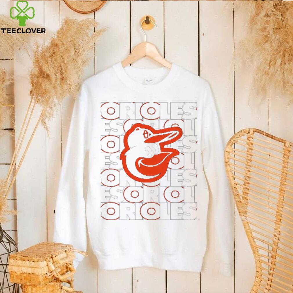 MLB Team Apparel Youth Baltimore Orioles Black Letterman T Shirt MLB Team Apparel Youth Baltimore Orioles Black Letterman T Shirt