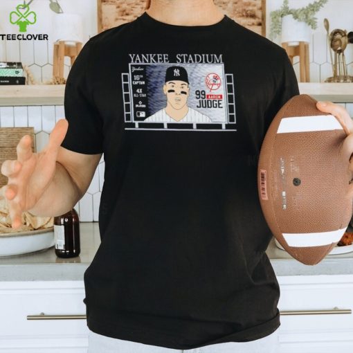 MLB Team Apparel Youth New York Yankees Aaron Judge Navy Jumbotron shirt
