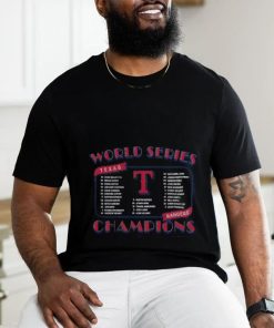 MLB Texas Rangers Team World Series Champions 2023 Shirt