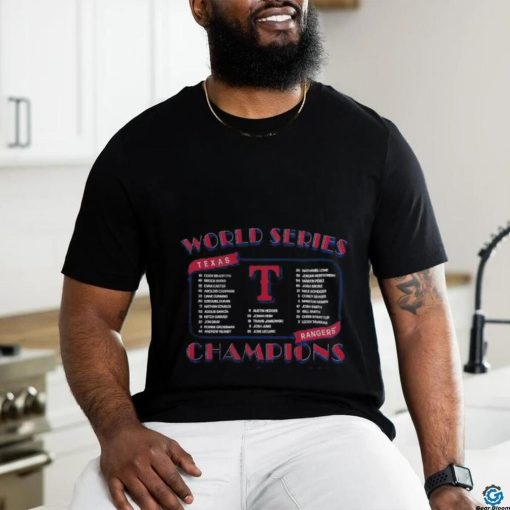 MLB Texas Rangers Team World Series Champions 2023 Shirt